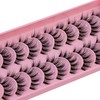 Clear Band 10 Pairs False Eyelashes, 3D Fluffy Strip Eyelashes,