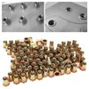 100Pcs Rivet Insert Nut M10 Carbon Steel Color Plated Zinc
