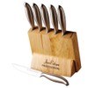 Stainless Steel Steak Knife Set of 6 With Block Dishwasher