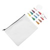 Sublimation Cosmetic Bag Blanks Set DIY Thermal Transfer Blank Cosmetic