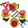 APIELE 22mm 2NC Red Mushroom Emergency Stop Push Button Switch
