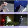 SEVENKA Linterna de 2 Faros Recargables, Lámpara de Cabeza Led