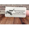 Custom Stickers, Dirt Bike Return Address Labels, Address Stickers, Several