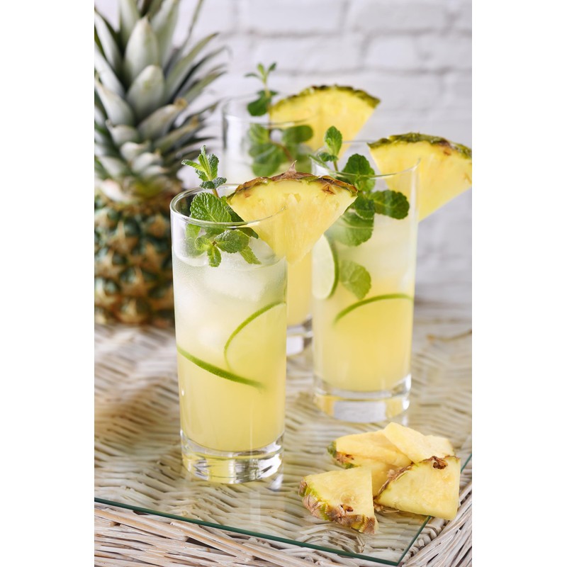 Final Touch Mojito Glass & Muddler Set - 2 10oz