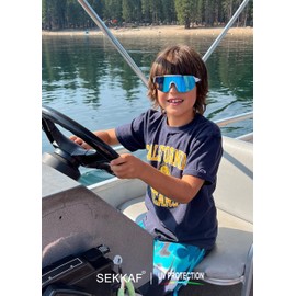 SEKKAF 3Pack Youth Baseball Sunglasses Kids Polarized Sunglasses for Boys Girls Sports Softball UV Protection Goggles