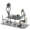 Steelman24 I Nuts and bolts sculpture Chess Player I Handmade