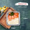Homeshopa Aluminium Square Foil Trays, 3 Pack Disposable Tin Foil