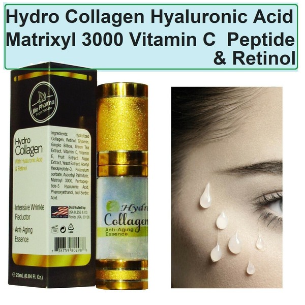 Acido Hialuronico Matrixil 3000 Anti Edad HidroColageno VitaminC Peptido Retinol