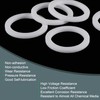 sourcing map PTFE Flat Washers 24mm OD 18mm ID 2mm