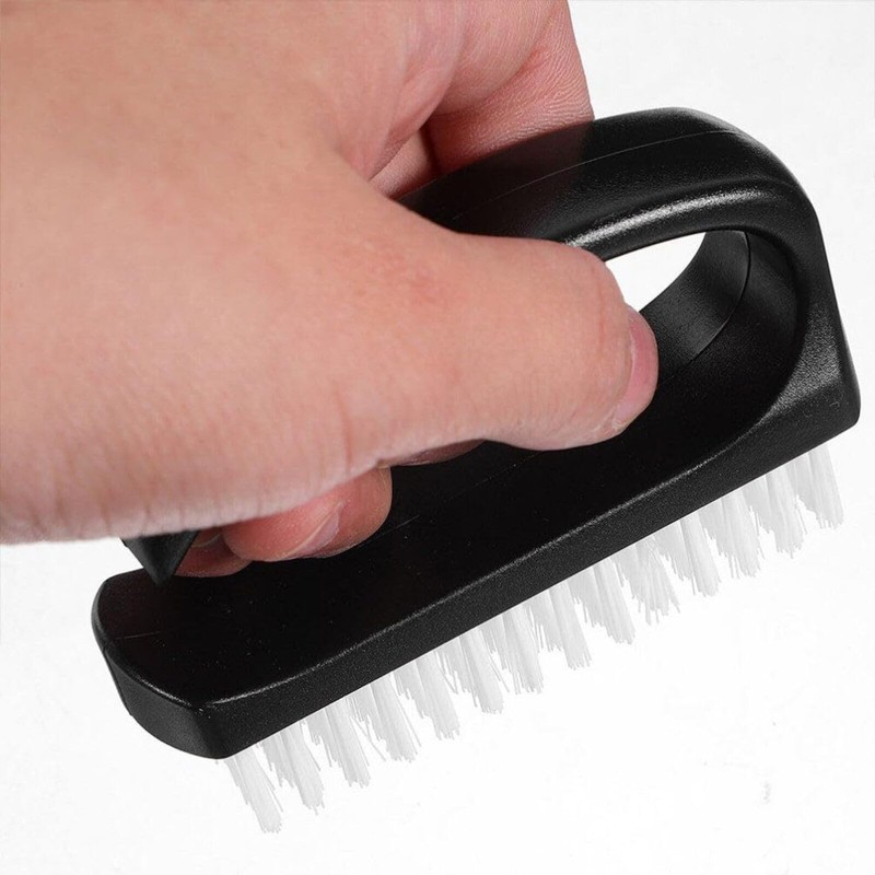 CVNRCLP Recycled Plastic Nail Brush with Ergonomic Handle - Eco-Friendly