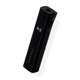 Elecom LBT-PAR02AVBK Bluetooth Audio Receiver, Easy Wireless Earphones, Stick Type, Black