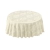 Emma Barclay Damask Rose - Jacquard Table Cloth in Cream