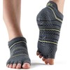 Toesox Low Rise Half Toe Grip Socks (Small, Amped)