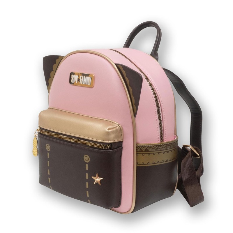 Spy x Family Anime Anya Pink PU Mini Backpack with