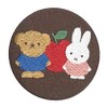 Minoda Miffy and Boris Embroidered Can Badge D02B2053