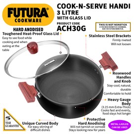 FUTURA ACH30G Handi, 3 Litre, Black