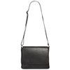Cluty Women's Shoulder Bag Black Genuine Leather 019283, black