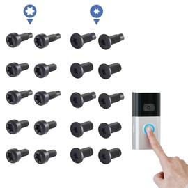 RENKE Ring Doorbell Screw Replacement Set, Spare Screws for Ring Doorbell, Compatible with Ring Doorbell 2nd Generation - Pack of 20,ring doorbell screws 2nd generation,ring doorbell screws.