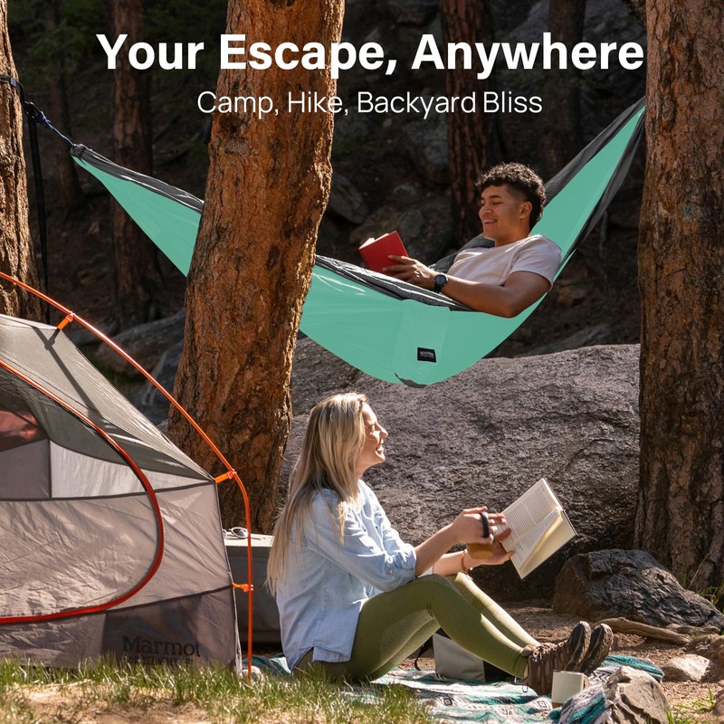 Kootek Camping Hammock 500 lbs Capacity, Portable Hammocks with Tree