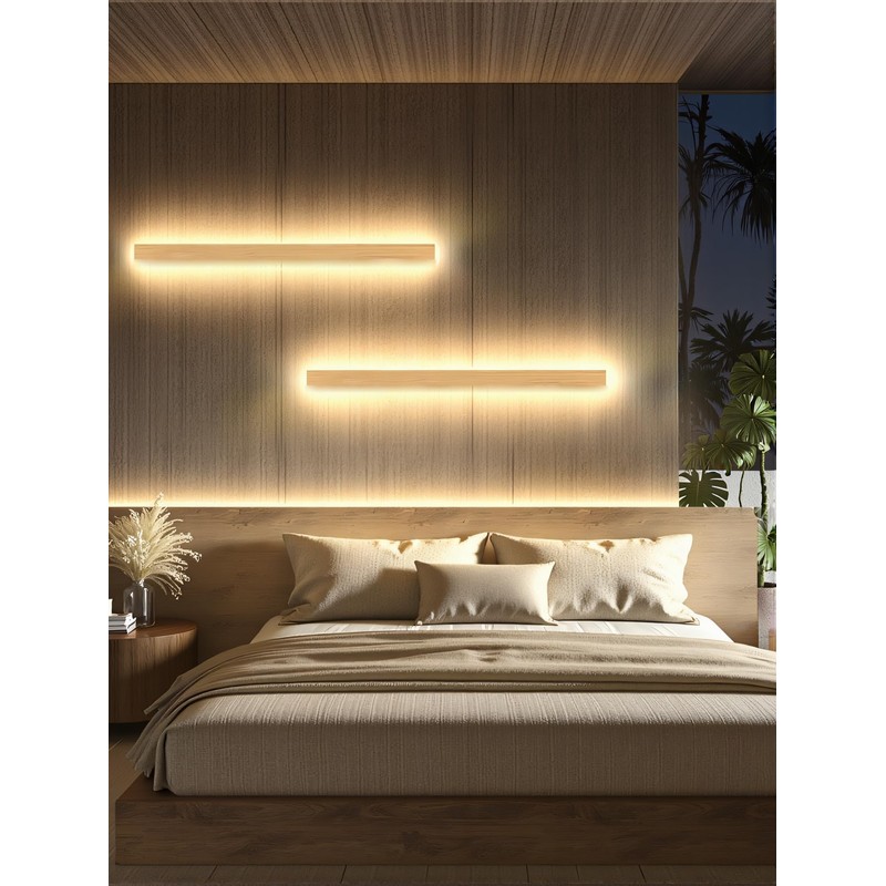 1 Pack Modern Plug in Long Wall Sconce 23.6‘’ LED