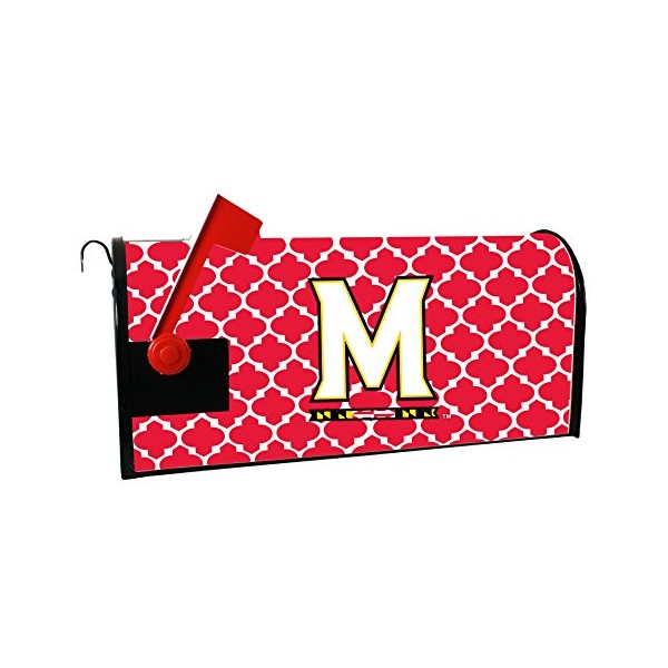 MARYLAND TERRAPINS MAILBOX COVER-UNIVERSITY OF MARYLAND MAGNETIC MAIL BOX COVER-MOROCCAN DESIGN