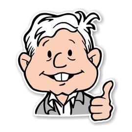 AMLO Lopez Obrador AMLITO Precision Cut Decal (4"h X 3.5"w)