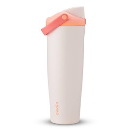 Owala FreeSip Sway - Stainless Steel-40-oz.-Orange/Tan(Sparkling Sherbet)