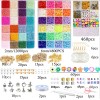 Kit para hacer pulseras con cuentas de arcilla 17800, cuentas