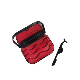 Coiffure Extensions Three Tier Magnetic Eyelash Storage Case With Mirror And Tweezer, Magnetic Eyelash Holder, Magnetic Eyelash Travel Case, Magnetic Eyelash Travel Holder, Magnetic Eyelash Organizer