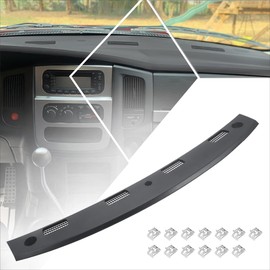 Upper Molded Dash Board Cover Cap Overlay Compatible with 02-05 Dodge Ram 1500-3500