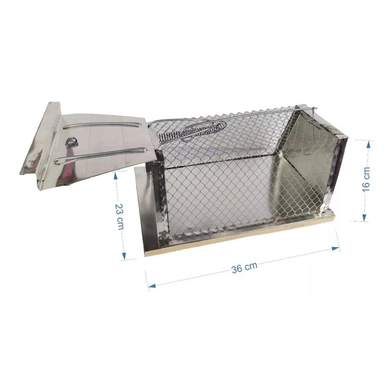 Jal Ratonera Tipo Jaula Trampa Raton Rata 36cm