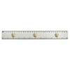 'Cute Cauliflower Sheep' 30cm (12 Inch) White Plastic Ruler (RL00092526)