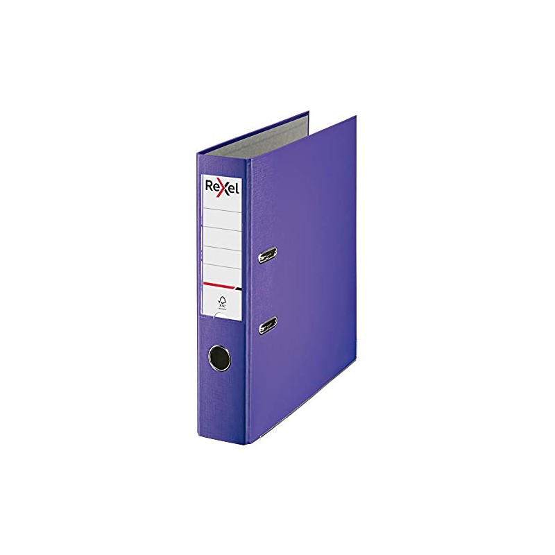 Rexel Lever Arch File, A4, 75mm, Purple