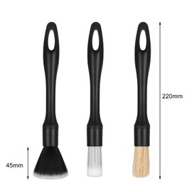 Keratobleem Pack of 8 Car Detailing Brush, Cleaning Brush, Car Interior Cleaning Soft Brush, Dust Removal Brush for Car Interior, Motorcycle, Alloy Wheels, Furniture