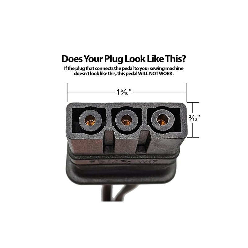 Enduro (J00360051) - Pedal para máquina de coser de velocidad