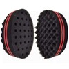 JZK 2 x Double Sided Hair Brush Sponge Afro Hair