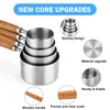 4 Pcs Dog Food Scoop Measuring-Cup, 1 Cup, 1/2 Cup,