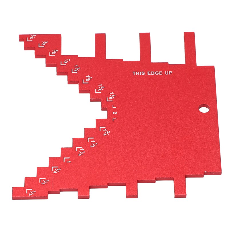 Step Depth Gauge 2 in 1 Aluminum Alloy Accurate Laser