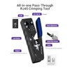VCELINK RJ45 Crimp Tool, All-In-One Ethernet Pass Through Crimper for