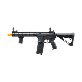 Lancer Tactical Gen 3 Hellion MLOCK 10" Lightweight Durable Polymer M4 Airsoft MLOK AEG w/High Speed Mid Cap with Programmable Trigger (ETU & MOSFET)