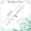 Cute Phone Charms Aesthetic Cell Phone Charms Strap White Lily