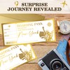 5 Set New York Boarding Pass with Gold Envelopes, 3''