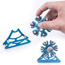 Desk-Fidget-Toys Ferris-Wheels-Spinner: Metal Kinetic-Fidget-Spinner 4mins, EDC-Toy Cool-Gadgets for School Office Christmas, ADHD Tools Gift Cool-Stuff Stress Relief Gift for Kid Children Teen Adult