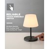 WEILAILUX Outdoor Battery Operated Table Lamp Waterproof, 4000mAh Cordless Table