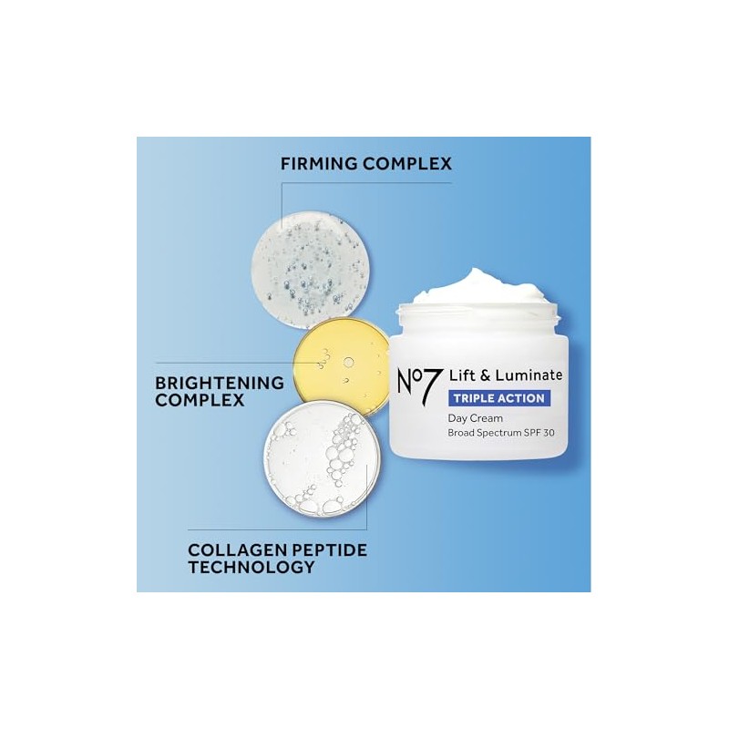 No7 Lift Luminate Triple Action Day Cream SPF30 50ml