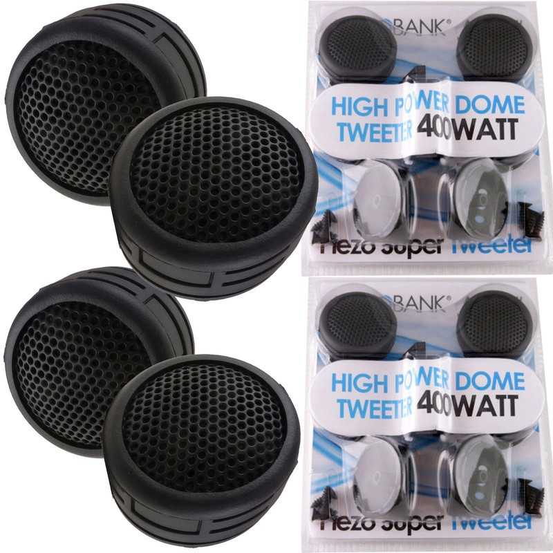 AUDIOBANK 4 Pairs 1600W Total Power Super High Frequency Mini