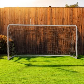 Vallerta Folding Soccer Goal (12'x6',10'x6',7'x5'), Portable, Light Weight, Steel Frame, Easy to Carry, Perfect for Solo/Team Practice Training