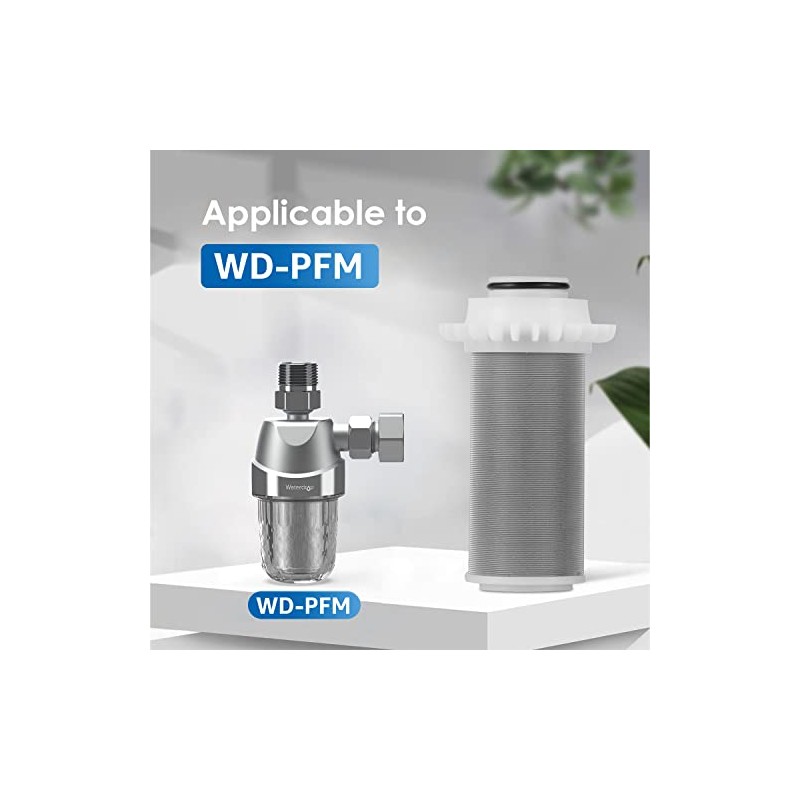 Waterdrop WD-PFM Whole House Scale Inhibition Inline Water System Replacement