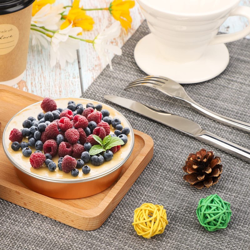 Beasea 20 Pack Mini Pie Pans Foil Tins Plates Baking