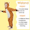 Wizland Kids Tiger Onesie Costume Set,Tiger Jumpsuit with Tail,Animal Costume
